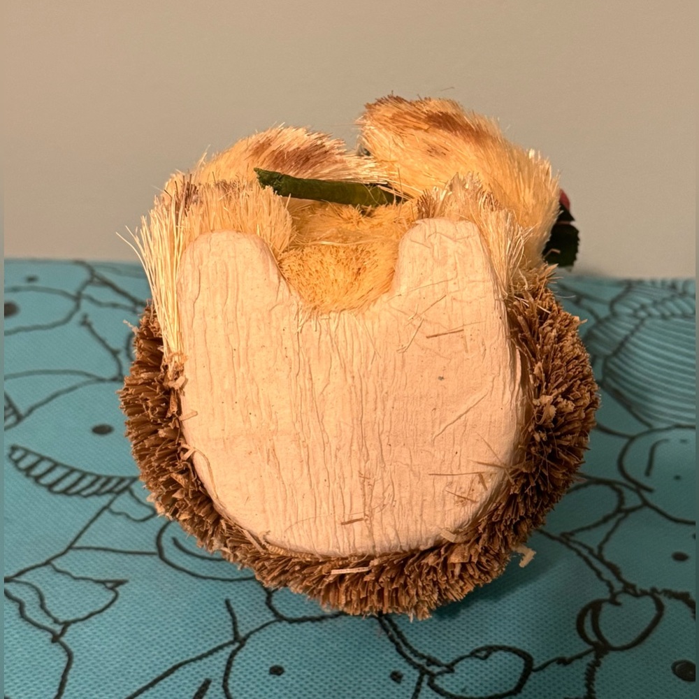 Hedgehog Woodland Bristle Sisal Straw Spring Easter Decor - Picture 7 of 7